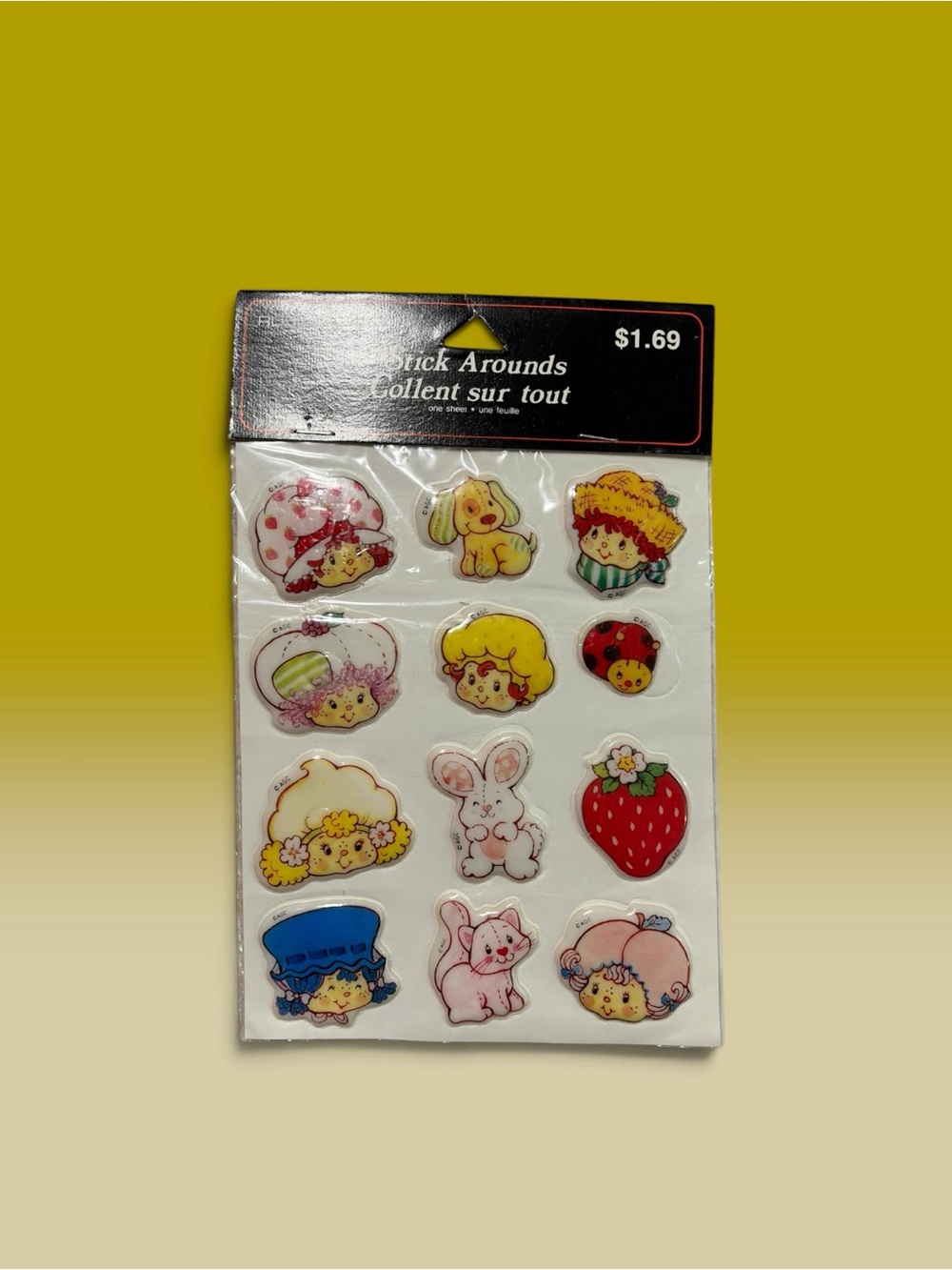 2 for $20 - 1980s Strawberry Shortcake Puffy Stickers